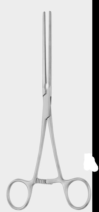 Затискач атравматичний LELAND JONES (ЛЕЛАНД-ДЖОНС), 19 см (cm), сильно вигнутий